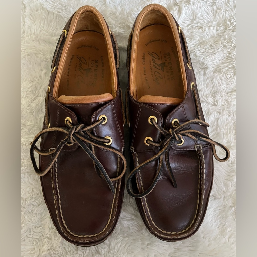 Sperry Top-Sider Gold Cup Edition Men’s Leather Loafers siz 9W